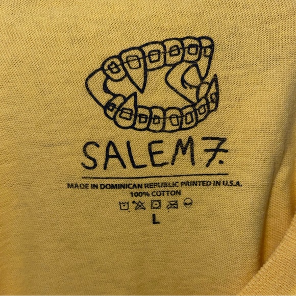 Salem 7 “Wish U were Here” graphic Tee: Australian Streetwear: Unisex Large - Picture 3 of 3